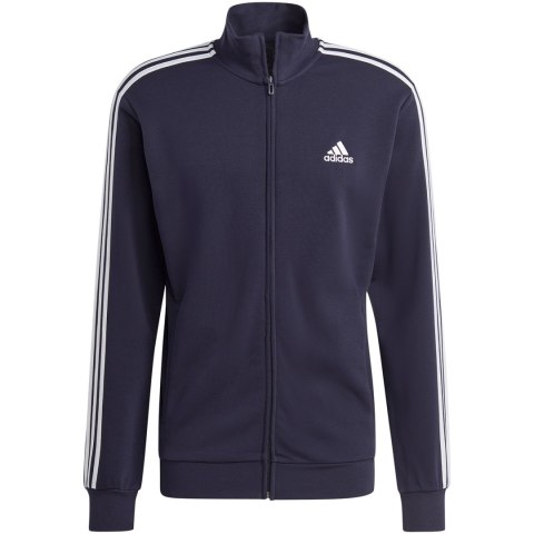 Dres męski adidas Basic 3-Stripes French Terry granatowy IC6765 Dres męski adidas Basic 3-Stripes French Terry granatowy IC6765