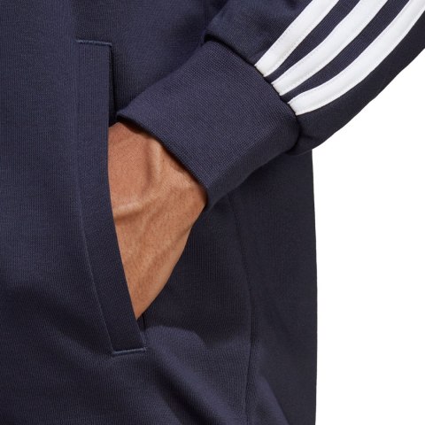 Dres męski adidas Basic 3-Stripes French Terry granatowy IC6765 Dres męski adidas Basic 3-Stripes French Terry granatowy IC6765