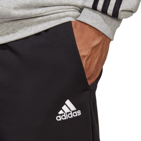 Dres męski adidas Basic 3-Stripes French Terry szaro-czarny IC6748 Dres męski adidas Basic 3-Stripes French Terry szaro-czarny IC6748