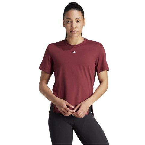 Koszulka damska adidas Versatile Tee bordowa IL1365 Koszulka damska adidas Versatile Tee bordowa IL1365