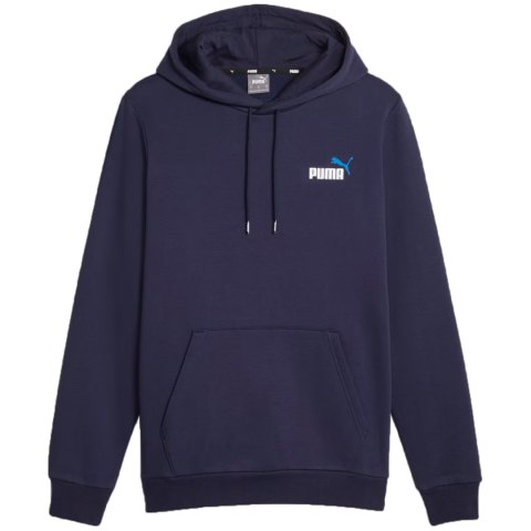 Bluza męska Puma ESS+ 2 Col Small Logo Hoodie FL granatowa 674471 06 Bluza męska Puma ESS+ 2 Col Small Logo Hoodie FL granatowa 674471 06