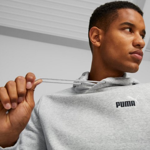 Bluza męska Puma ESS+ 2 Col Small Logo Hoodie FL szara 674471 04 Bluza męska Puma ESS+ 2 Col Small Logo Hoodie FL szara 674471 04