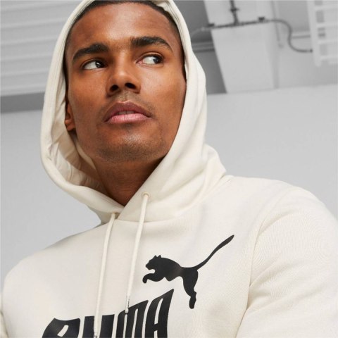 Bluza męska Puma ESS Big Logo Hoodie FL (s) Evening kremowa 586687 87 Bluza męska Puma ESS Big Logo Hoodie FL (s) Evening kremowa 586687 87