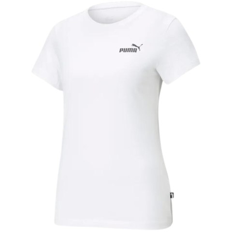 Koszulka damska Puma ESS Small Logo Tee biała 586776 02 Koszulka damska Puma ESS Small Logo Tee biała 586776 02