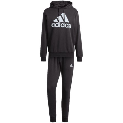 Dres męski adidas Big Logo Terry Track Suit czarny IJ8555 Dres męski adidas Big Logo Terry Track Suit czarny IJ8555