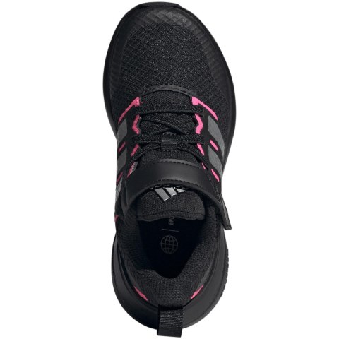 Buty dla dzieci adidas FortaRun 2.0 EL K czarno-różowe IG0418 Buty dla dzieci adidas FortaRun 2.0 EL K czarno-różowe IG0418