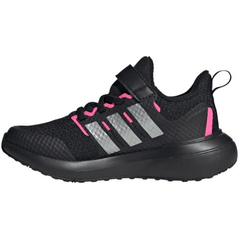Buty dla dzieci adidas FortaRun 2.0 EL K czarno-różowe IG0418 Buty dla dzieci adidas FortaRun 2.0 EL K czarno-różowe IG0418