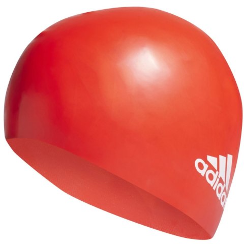 Czepek pływacki dla dzieci adidas 3-Stripes Silicone pomarańczowy HE5081 Czepek pływacki dla dzieci adidas 3-Stripes Silicone pomarańczowy HE5081