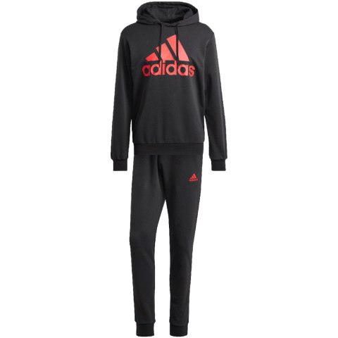 Dres męski adidas Big Logo Terry Track Suit czarny IP5553 Dres męski adidas Big Logo Terry Track Suit czarny IP5553