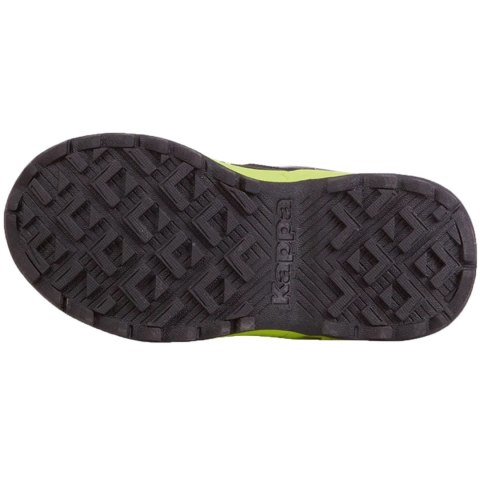 Buty dla dzieci Kappa Vipos Tex zielono-czarne 260902K 3133 Buty dla dzieci Kappa Vipos Tex zielono-czarne 260902K 3133