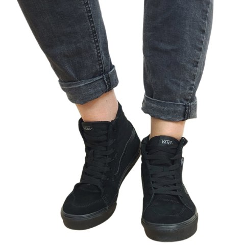 Buty dla dzieci Vans YT Filmore Hi Zip czarne VN0A5HZFGL4 Buty dla dzieci Vans YT Filmore Hi Zip czarne VN0A5HZFGL4