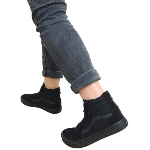 Buty dla dzieci Vans YT Filmore Hi Zip czarne VN0A5HZFGL4 Buty dla dzieci Vans YT Filmore Hi Zip czarne VN0A5HZFGL4