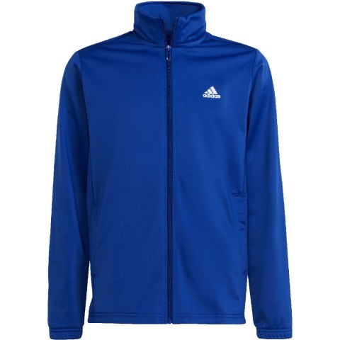 Dres dla dzieci adidas Essentials Big Logo Track Suit niebiesko-czarny HR6408 Dres dla dzieci adidas Essentials Big Logo Track Suit niebiesko-czarny HR6408