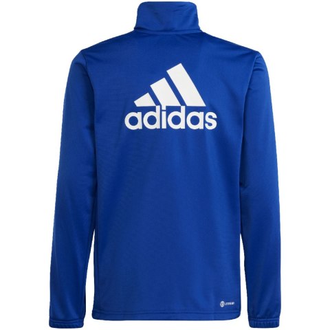 Dres dla dzieci adidas Essentials Big Logo Track Suit niebiesko-czarny HR6408 Dres dla dzieci adidas Essentials Big Logo Track Suit niebiesko-czarny HR6408