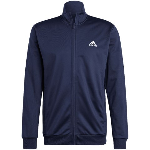 Dres męski adidas Linear Logo Tricot Track Suit granatowy HZ2219 Dres męski adidas Linear Logo Tricot Track Suit granatowy HZ2219