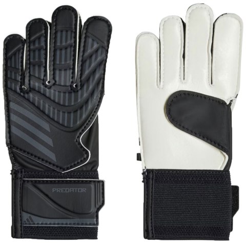 Rękawice bramkarskie dla dzieci adidas Predator Training czarno-białe IW6281 Rękawice bramkarskie dla dzieci adidas Predator Training czarno-białe IW6281