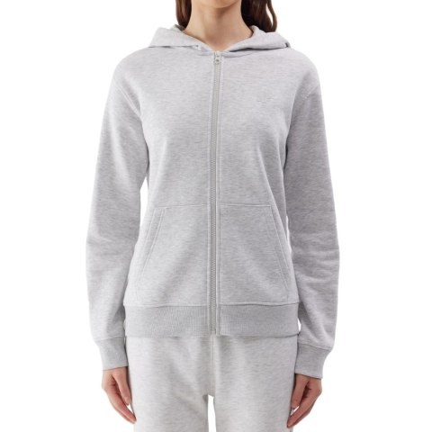 Bluza damska 4F F0956 chłodny jasny szary melanż 4FWSS24TSWSF0956 27M Bluza damska 4F F0956 chłodny jasny szary melanż 4FWSS24TSWSF0956 27M