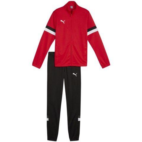 Dres dla dzieci Puma Team Rise czerwono-czarny 658655 01 Dres dla dzieci Puma Team Rise czerwono-czarny 658655 01