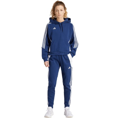Bluza damska adidas Tiro 24 Hooded granatowa IR7507
