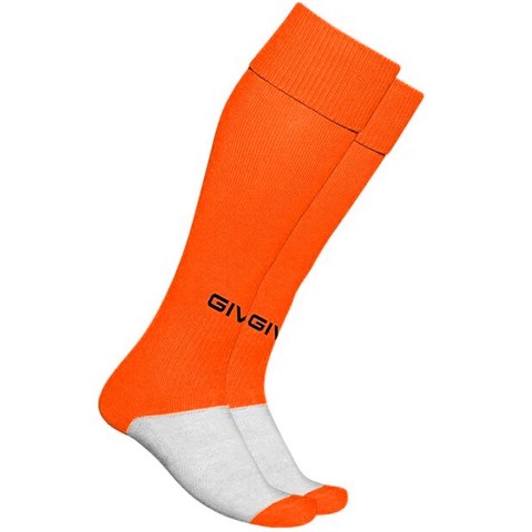 Getry piłkarskie Givova Calcio pomarańczowe fluo C001 0028 Getry piłkarskie Givova Calcio pomarańczowe fluo C001 0028
