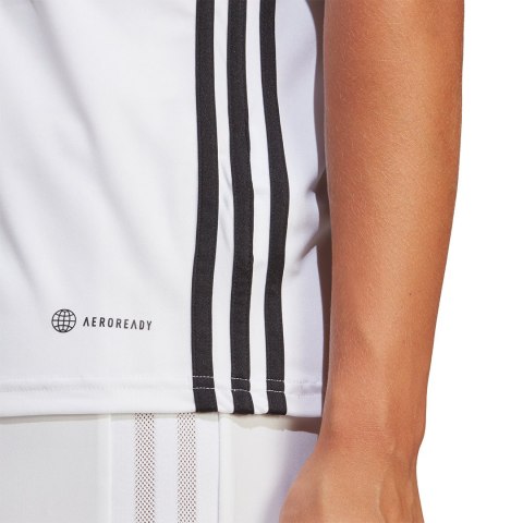 Koszulka damska adidas Tabela 23 Jersey biała H44530 Koszulka damska adidas Tabela 23 Jersey biała H44530
