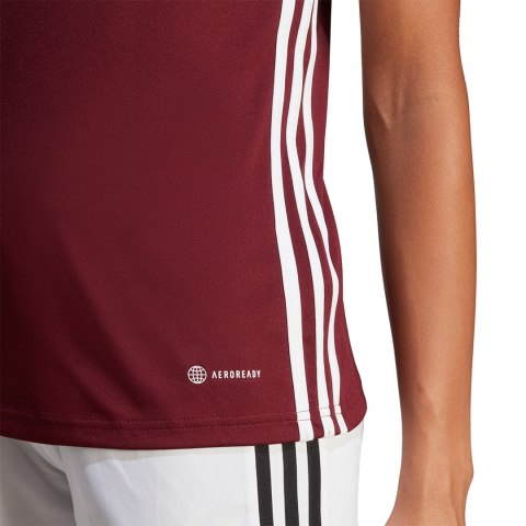 Koszulka damska adidas Tabela 23 Jersey bordowa IB4930 Koszulka damska adidas Tabela 23 Jersey bordowa IB4930