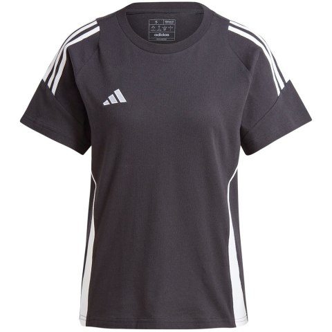 Koszulka damska adidas Tiro 24 Sweat Tee czarna IJ9955 Koszulka damska adidas Tiro 24 Sweat Tee czarna IJ9955