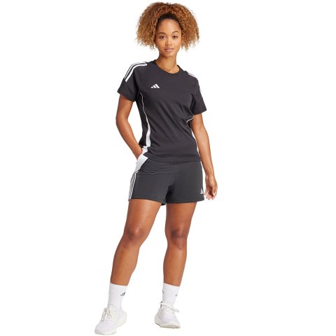 Koszulka damska adidas Tiro 24 Sweat Tee czarna IJ9955 Koszulka damska adidas Tiro 24 Sweat Tee czarna IJ9955