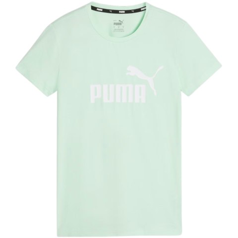 Koszulka damska Puma ESS Logo Tee miętowa 586775 90 Koszulka damska Puma ESS Logo Tee miętowa 586775 90