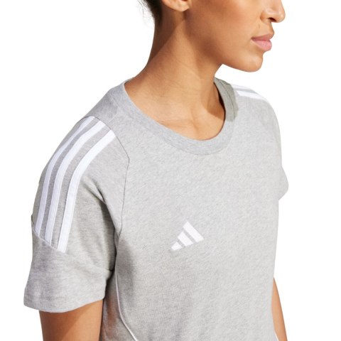 Koszulka damska adidas Tiro 24 Sweat Tee szara IR9355 Koszulka damska adidas Tiro 24 Sweat Tee szara IR9355