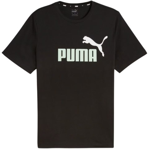 Koszulka męska Puma ESS+ 2 Col Logo Tee czarna 586759 97 Koszulka męska Puma ESS+ 2 Col Logo Tee czarna 586759 97