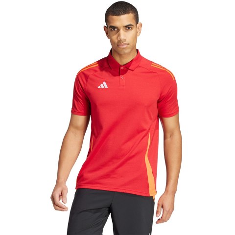 Koszulka męska adidas Tiro 24 Competition Polo czerwona IR7563 Koszulka męska adidas Tiro 24 Competition Polo czerwona IR7563