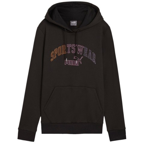 Bluza damska Puma Ess+ Logo LAB Hoodie FL czarna 682987 01 Bluza damska Puma Ess+ Logo LAB Hoodie FL czarna 682987 01