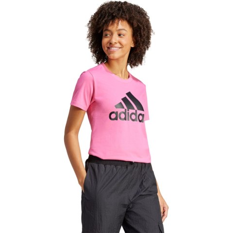 Koszulka damska adidas Loungewear Essentials Logo Tee różowa IR5413 Koszulka damska adidas Loungewear Essentials Logo Tee różowa IR5413