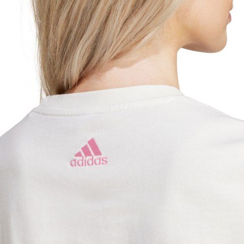Koszulka damska adidas The Soft Side Linear biała IR5890 Koszulka damska adidas The Soft Side Linear biała IR5890