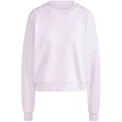 Bluza damska adidas Essentials Small Logo Feel Cozy fioletowa JF8827 Bluza damska adidas Essentials Small Logo Feel Cozy fioletowa JF8827