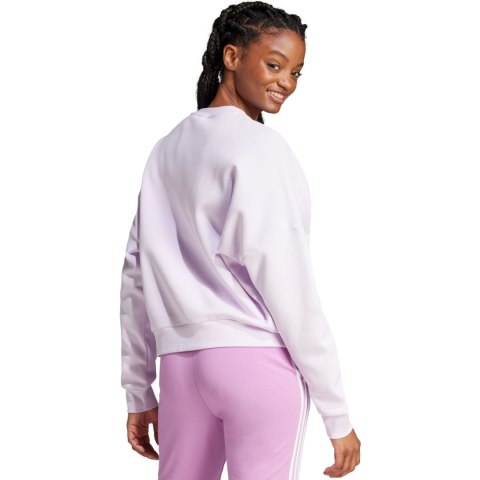 Bluza damska adidas Essentials Small Logo Feel Cozy fioletowa JF8827 Bluza damska adidas Essentials Small Logo Feel Cozy fioletowa JF8827