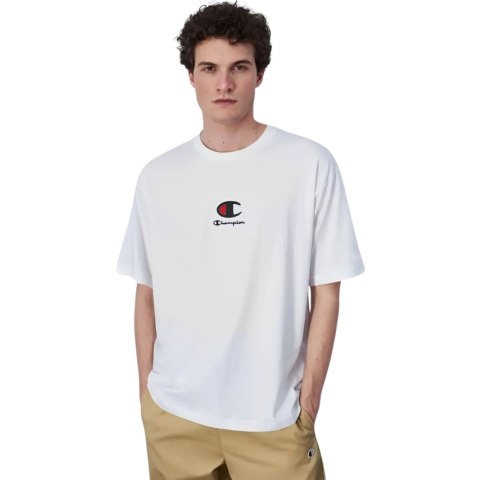 Koszulka męska Champion Crewneck biała 220270 WW001 Koszulka męska Champion Crewneck biała 220270 WW001