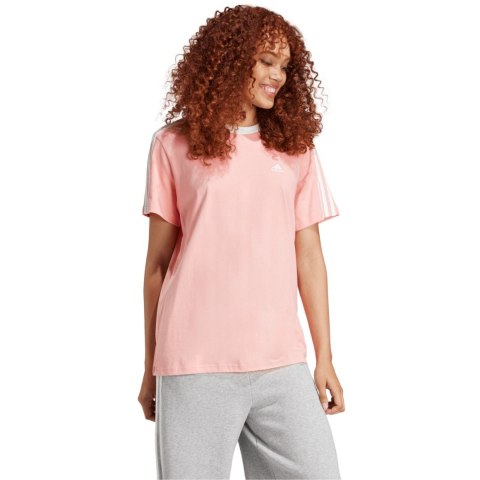 Koszulka damska adidas Essentials 3-Stripes Tee różowa IY1698 Koszulka damska adidas Essentials 3-Stripes Tee różowa IY1698