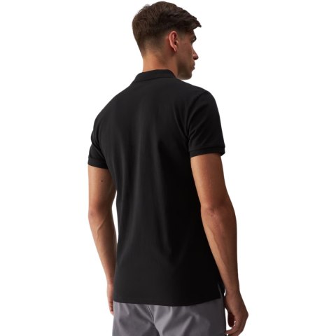 Koszulka polo męska 4F M316 głęboka czerń 4FWMM00TPTSM316 20S Koszulka polo męska 4F M316 głęboka czerń 4FWMM00TPTSM316 20S