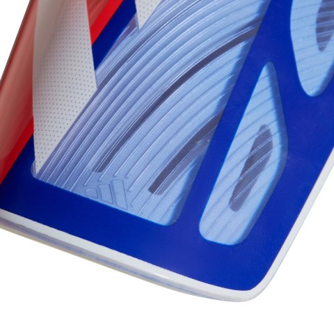 Ochraniacze piłkarskie adidas Tiro League niebiesko-pomarańczowo-białe IW3789 Ochraniacze piłkarskie adidas Tiro League niebiesko-pomarańczowo-białe IW3789