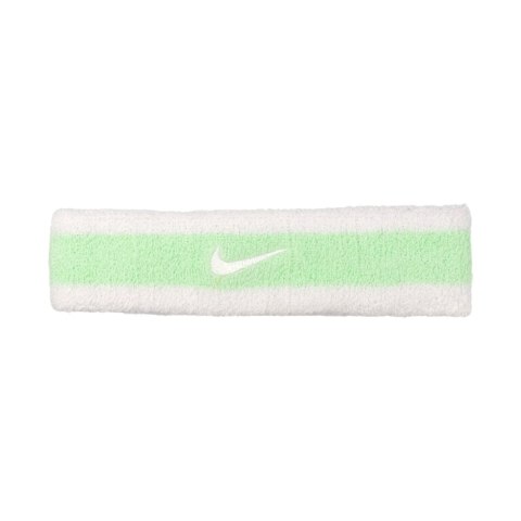 Opaska na głowę Nike Swoosh biało-zielona N0001544117OS Opaska na głowę Nike Swoosh biało-zielona N0001544117OS