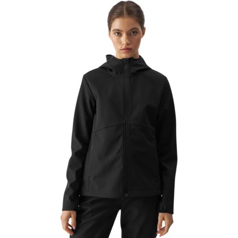 Kurtka damska softshell 4F F285 głęboka czerń 4FWAW24TSOFF285 20S Kurtka damska softshell 4F F285 głęboka czerń 4FWAW24TSOFF285 20S