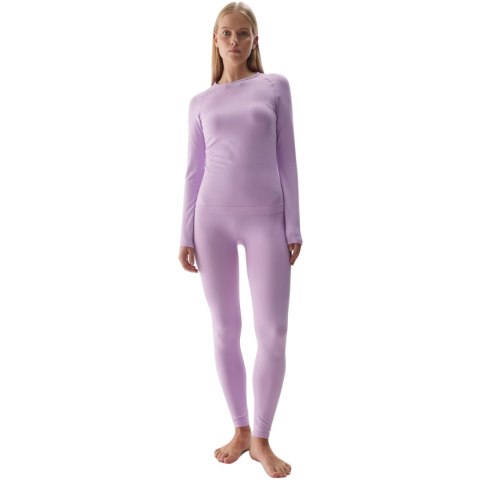 Legginsy termoaktywne damskie 4F F153 jasny fiolet 4FWAW24USEAF153 52S Legginsy termoaktywne damskie 4F F153 jasny fiolet 4FWAW24USEAF153 52S