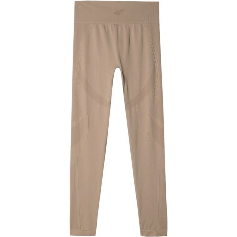 Legginsy termoaktywne damskie 4F F157 jasny brąz 4FWAW24USEAF157 82S Legginsy termoaktywne damskie 4F F157 jasny brąz 4FWAW24USEAF157 82S