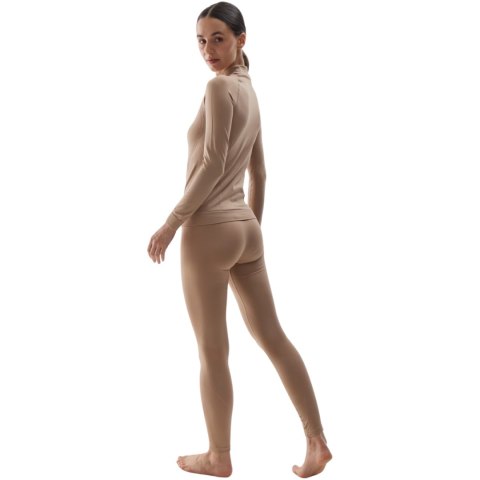 Legginsy termoaktywne damskie 4F F157 jasny brąz 4FWAW24USEAF157 82S Legginsy termoaktywne damskie 4F F157 jasny brąz 4FWAW24USEAF157 82S