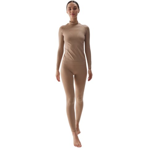 Legginsy termoaktywne damskie 4F F157 jasny brąz 4FWAW24USEAF157 82S Legginsy termoaktywne damskie 4F F157 jasny brąz 4FWAW24USEAF157 82S