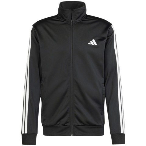 Dres męski adidas Sportswear Basic 3-Stripes Tricot czarny JI8858 Dres męski adidas Sportswear Basic 3-Stripes Tricot czarny JI8858