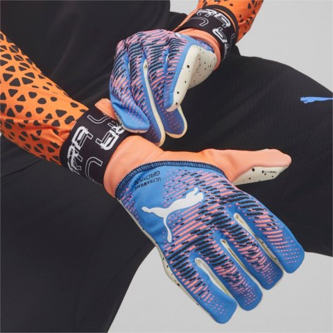 Rękawice bramkarskie Puma Ultra Ultimate 1 NC niebiesko-pomarańzowe 41813 05 Rękawice bramkarskie Puma Ultra Ultimate 1 NC niebiesko-pomarańzowe 41813 05