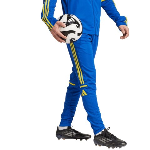 Spodnie męskie adidas Squadra 25 Training niebiesko-żółte JP3152 Spodnie męskie adidas Squadra 25 Training niebiesko-żółte JP3152